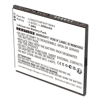 ZTE LI3822T43P3H716043 accu (3.8 V, 2000 mAh, 123accu huismerk) AZT00238