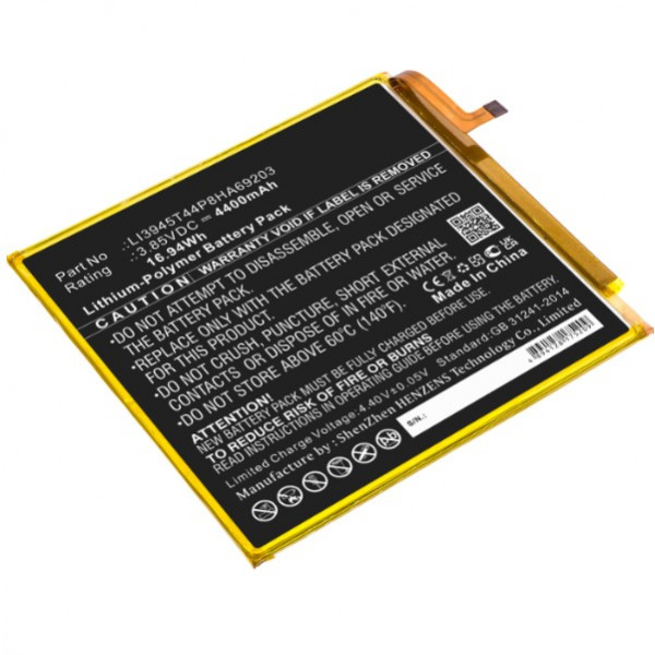 ZTE LI3945T44P8HA69203 accu (3.85 V, 4400 mAh, 123accu huismerk)  AZT00221 - 1