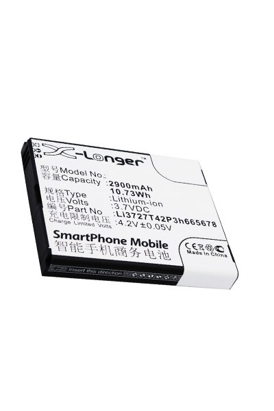 ZTE Li3727T42P3h665678 accu (2900 mAh, 123accu huismerk)  AZT00119 - 1