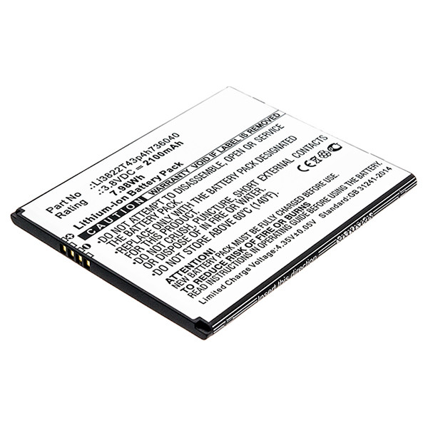 ZTE Li3822T43p4h736040 accu (2100 mAh, 123accu huismerk)  AZT00200 - 1