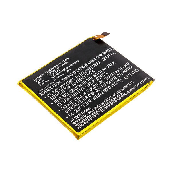 ZTE Li3824T43P8H655845 accu (2400 mAh, 123accu huismerk)  AZT00203 - 1