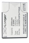 ZTE Li3825T43P3h775549 accu (2500 mAh, 123accu huismerk) AZT00077 - 1
