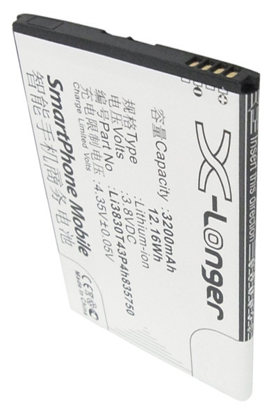 ZTE Li3830T43P4h835750 accu (3000 mAh, 123accu huismerk)  AZT00086 - 1