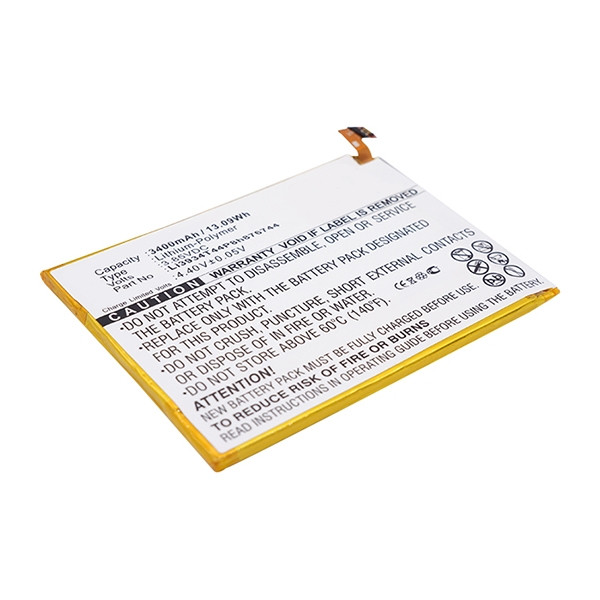 ZTE Li3934T44P8h876744 accu (3400 mAh, 123accu huismerk)  AZT00133 - 1