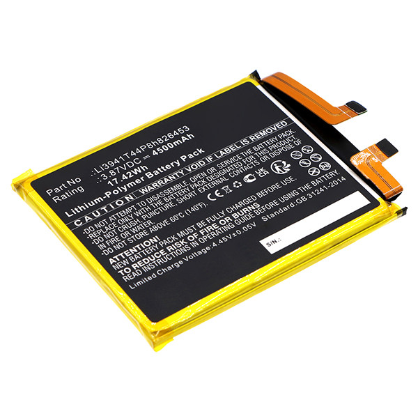 ZTE Li3941T44P8h826453 accu (3.87 V, 4500 mAh, 123accu huismerk)  AZT00231 - 1