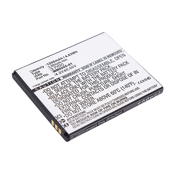 ZTE MM8005-01 accu (1250 mAh, 123accu huismerk)  AZT00130 - 1