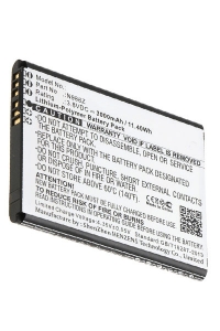 ZTE N988Z accu (3000 mAh, 123accu huismerk)  AZT00134