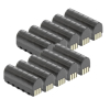 10 stuks: Zebra BTRY-LS34IAB00-00 / 21-62606-01 accu's (3.6 V, 2200 mAh, origineel) AZE00259 - 1