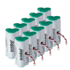 10 stuks: Zebra BTRY-LS42RAA0E-01 / 82-67705-01 accu's (3.6 V, 730 mAh, origineel) AZE00224 - 1