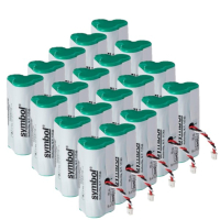 Zebra 20 stuks: Zebra BTRY-LS42RAA0E-01 / 82-67705-01 accu's (3.6 V, 730 mAh, origineel)  AZE00226