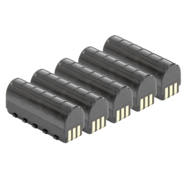 Zebra 5 stuks: Zebra BTRY-LS34IAB00-00 / 21-62606-01 accu's (3.6 V, 2200 mAh, origineel)  AZE00252 - 1