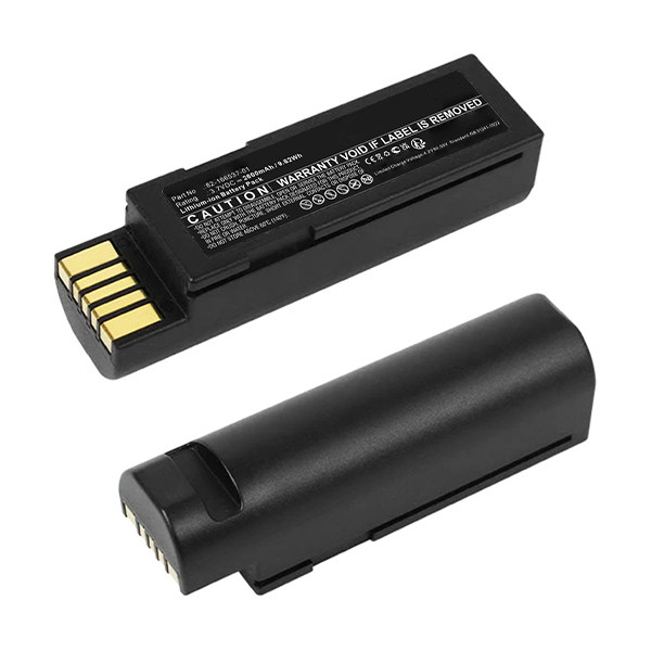 Zebra 82-166537-01 / T-000341-01 accu (3.7 V, 2600 mAh, 123accu huismerk) AZE00281 - 1