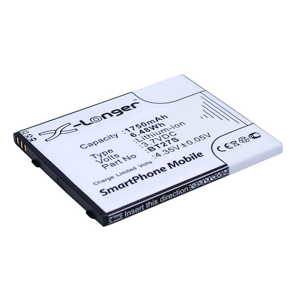 Zopo BT27S accu (1750 mAh, 123accu huismerk)  AZO00003 - 1