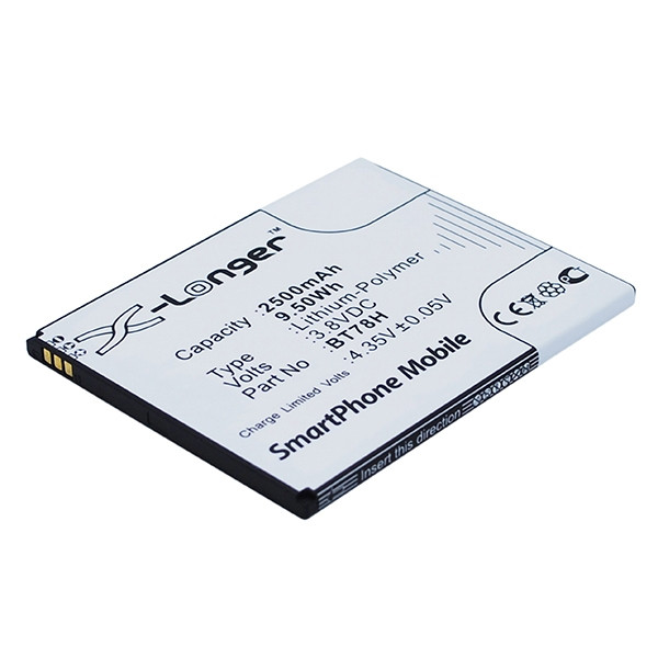 Zopo BT78H accu (2500 mAh, 123accu huismerk)  AZO00010 - 1