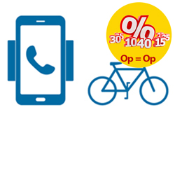 Smartphone houder fiets