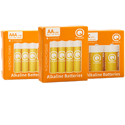 Q-Nomic alkaline batterijen