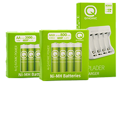 Q-Nomic oplaadbare batterijen