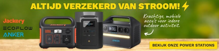 Krachtige mobiele accu's voor outdoor activiteiten