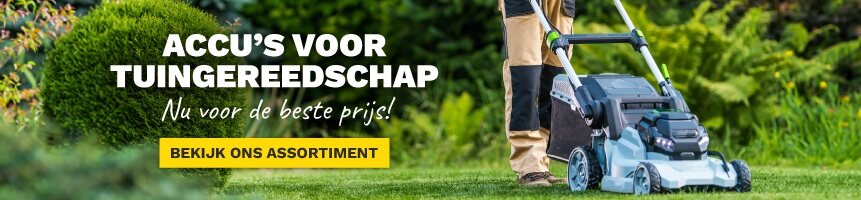 Accu’s voor elektrisch tuingereedschap