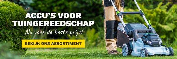 Accu’s voor elektrisch tuingereedschap