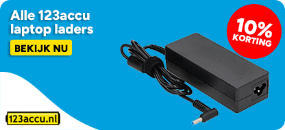Alle 123accu laptop laders - 10% korting