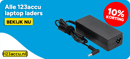 123accu laptop laders - 10% korting