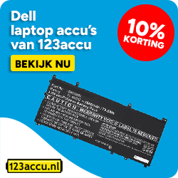 Dell laptopaccu's - 10% korting