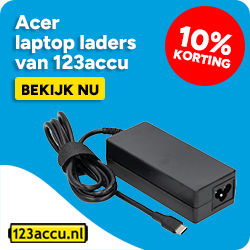 Acer laptop laders van 123accu - 10% korting
