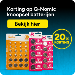 Q-Nomic knoopcel batterijen