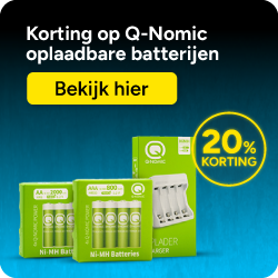 Q-Nomic oplaadbare batterijen