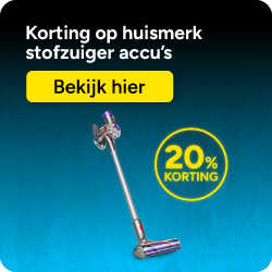 123accu huismerk stofzuiger accu's