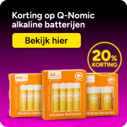 Q-Nomic alkaline batterijen Q-Nomic alkaline batterijen