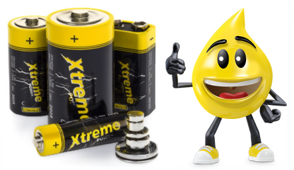 123accu huismerk Xtreme Power batterijen