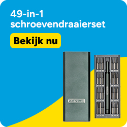 49-in-1 schroevendraaierset (123accu huismerk)