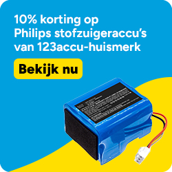 Philips stofzuiger accu's