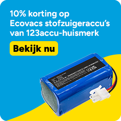 Ecovacs stofzuiger accu's