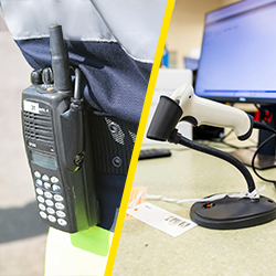 Barcodescanner & portofoon accu's