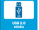 USB 2.0 sticks