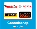 Gereedschap accu's