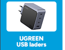 Klaar voor de herstart Ugreen USB laders