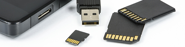 USB-sticks en geheugenkaarten
